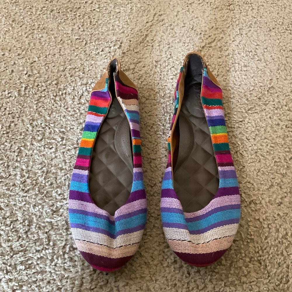 REEF Striped Women's Flats